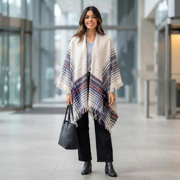 Classic Heritage Plaid Shawl